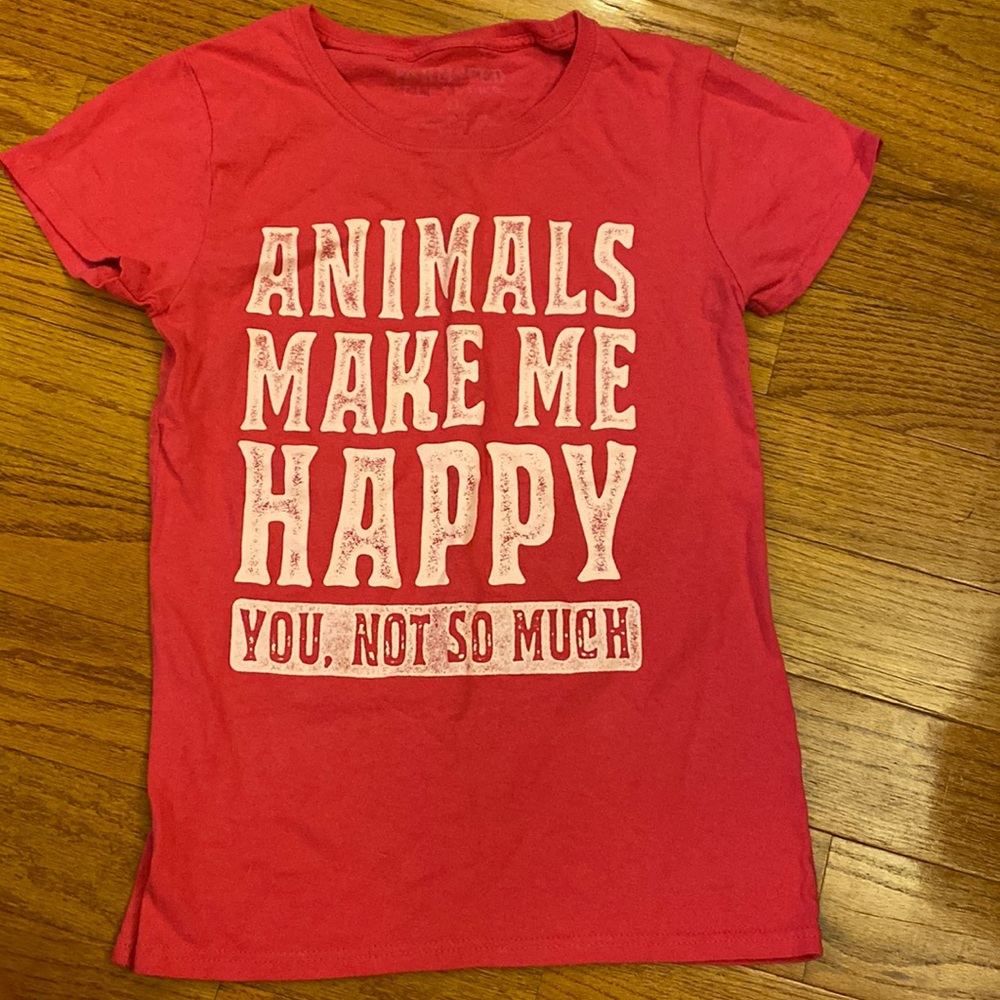 Pink lettered tshirt